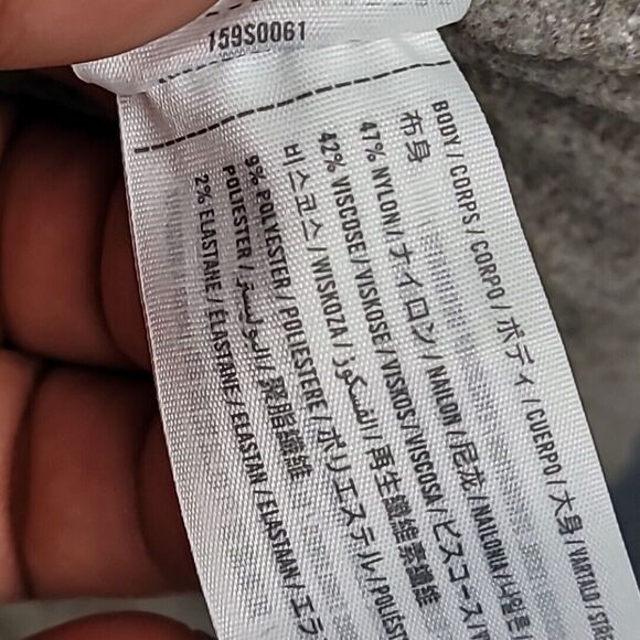 Abercrombie‎ & Fitch Womens Ribbed Knit Turtleneck Sweater Pullover Taupe Sz SP - Picture 8 of 9